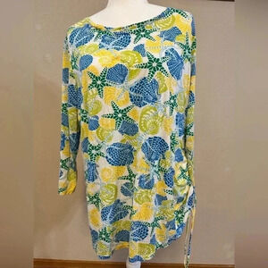 Colorful Long Sleeve Women's Top